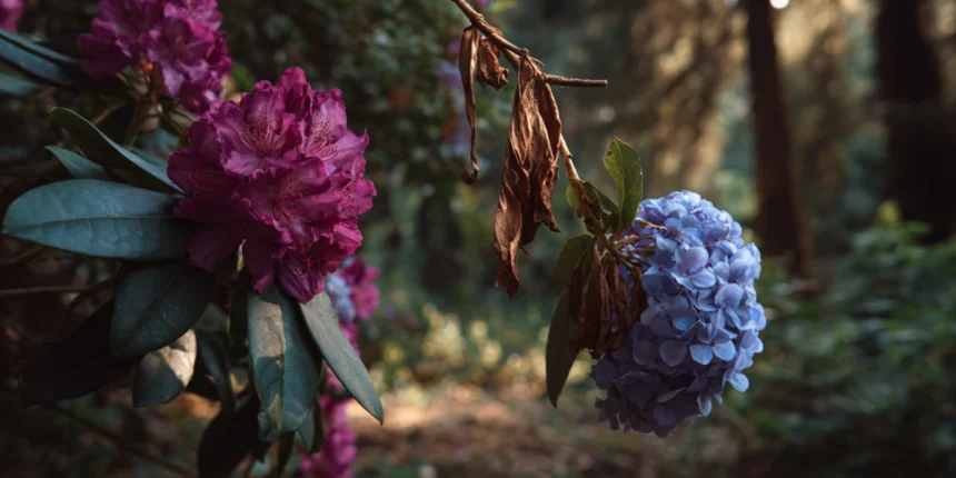 Różanecznik kontra hortensja: która roślina da sobie radę w twoim ogrodzie bez ciągłej pomocy?