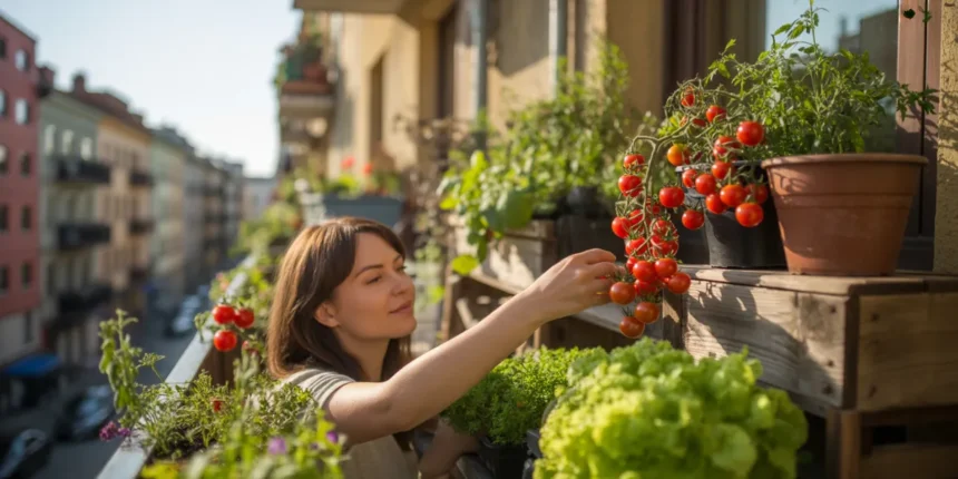 Balkon zamieniony w ogród warzywny 7 warzyw, które rosną świetnie bez ogrodu