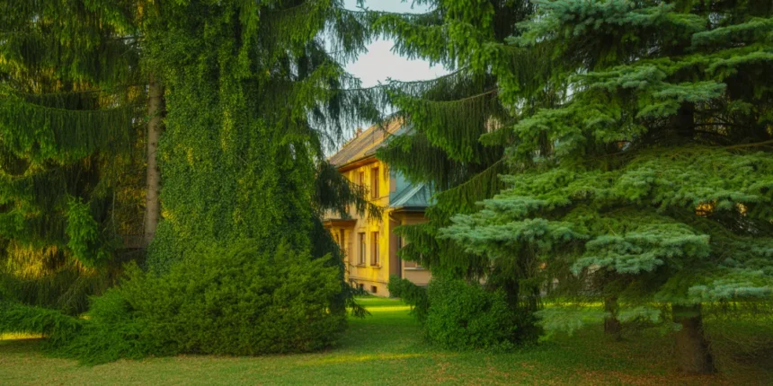 Drzewo przy domu sztuczka, która może uchronić twój dom przed włamaniem