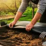 Agrowłóknina czarna jako alternatywa dla folii aluminiowej przy sadzeniu warzyw – przepuszcza wodę i powietrze