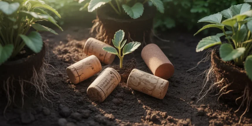 Korek do wina w ogrodzie Ten trik ogrodnika zmienia sposób, w jaki pielęgnujesz rośliny