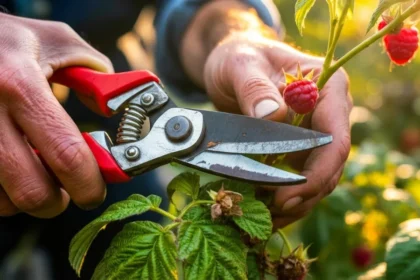 Maliny w ogrodzie błąd przy cięciu, który popełnia 9 na 10 ogrodników i niszczy zbiory
