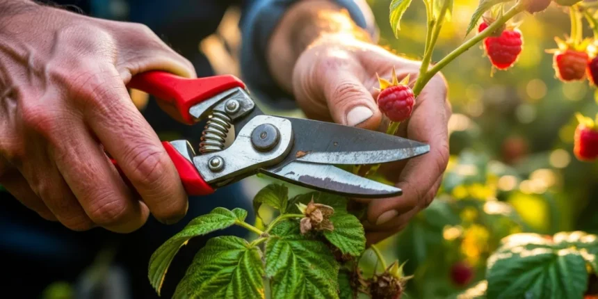 Maliny w ogrodzie błąd przy cięciu, który popełnia 9 na 10 ogrodników i niszczy zbiory