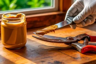 Masło orzechowe do pielęgnacji narzędzi ogrodowych To działa lepiej niż myślisz