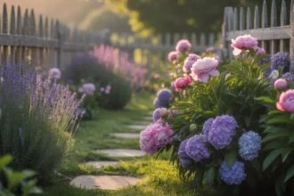 Ogród plebański w małym ogrodzie rośliny, które wyglądają luksusowo i nie wymagają opieki