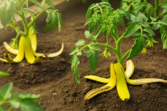 Skórki od banana w ogrodzie Ten trik podwaja plony i działa lepiej niż nawóz z marketu