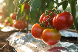 Sztuczka z folią aluminiową, która podwaja plony pomidorów prawie nikt o tym nie wie