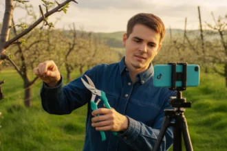 Technika ogrodnika z TikToka, która zmienia sposób przycinania drzew owocowych w Polsce